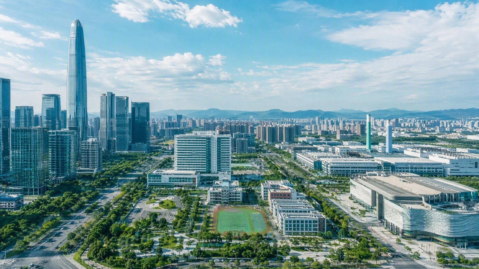 服务行业覆盖-超高层办公楼医院学校厂房综合体